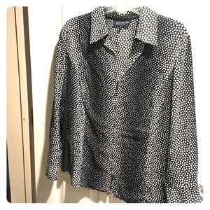 Zip up Blouse 1X Jones New York